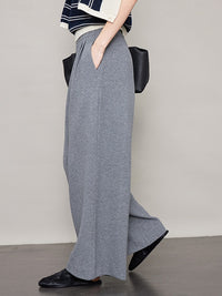 Velvet Thick Wide Draped Pants_BDHL6609