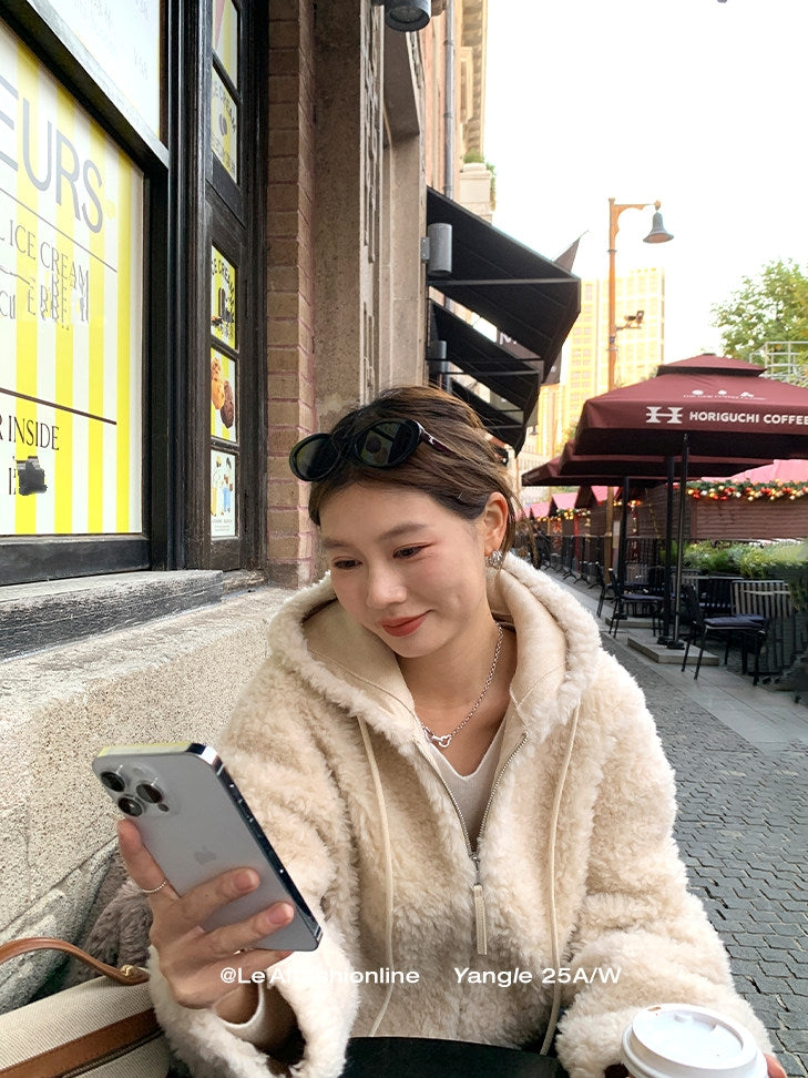 Hooded Zip-Up Short Jacket_BDHL8046