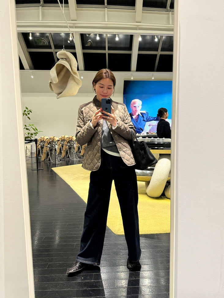 Diamond-Quilted Down Jacket_BDHL8051