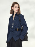 Asymmetrical Waist Belt Shirt_BDHL7789