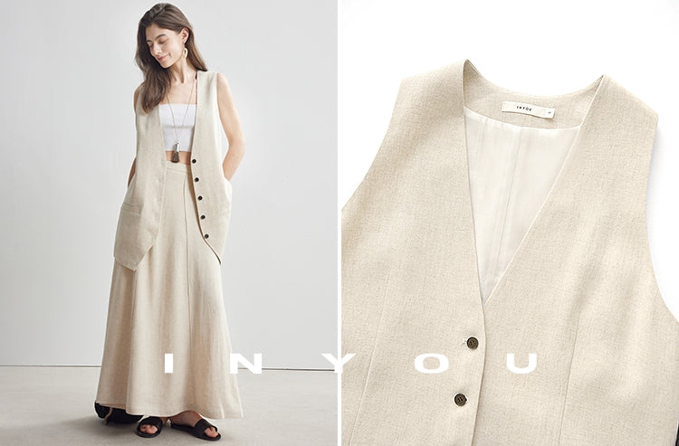 Lazy Gilets Or Wide Pants Or Swing Skirts_BDHL7108