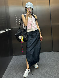 Crumpled Striped Vest_BDHL7249