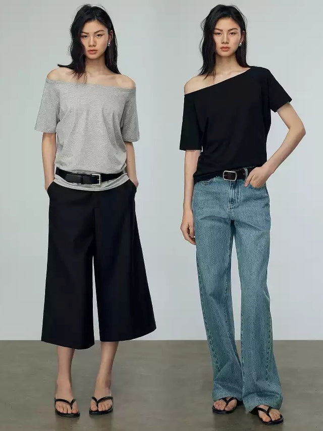 Relaxed Off-The-Shoulder Tops_BDHL7393