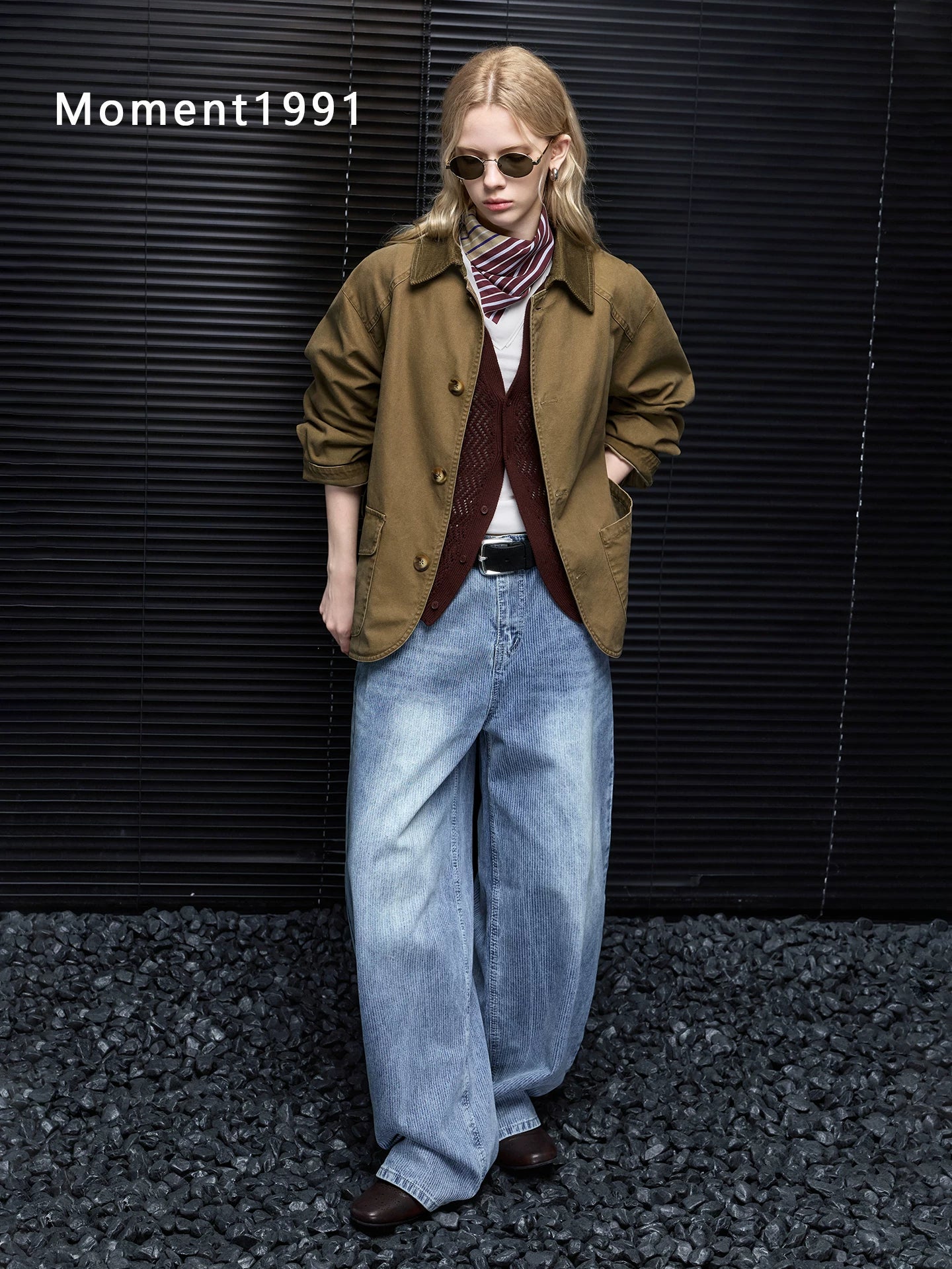 Lapel Multi Pocket Utility Jacket_BDHL8407