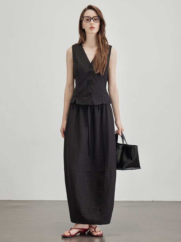 V-Neck Vest Or Bud Skirt_BDHL7600