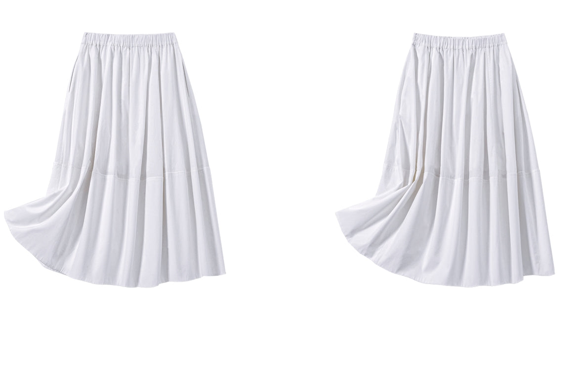 Simple High-Waisted Bad Skirt_BDHL7618