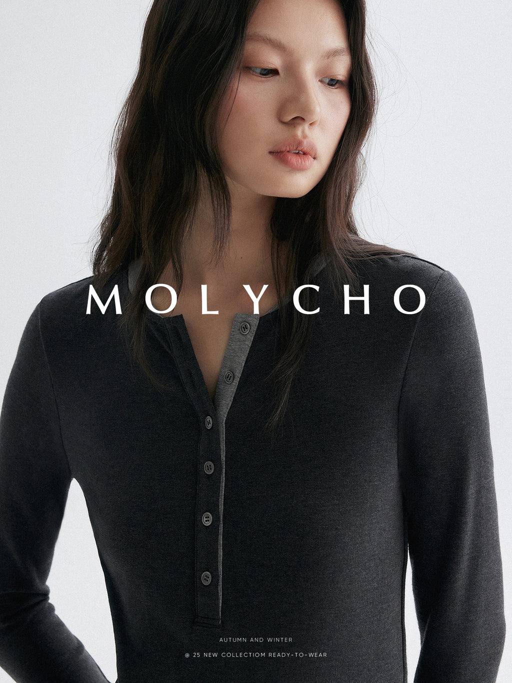 亨利領長袖上衣_BDHL7953