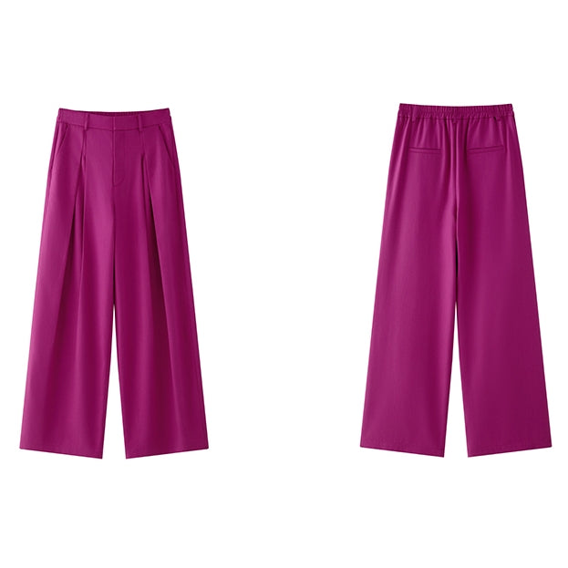 Loose-Fitting Casual Suit Pants_BDHL7472