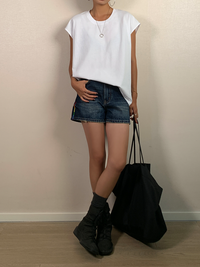 Loose Small Flying Sleeve T-Shirt_BDHL6348