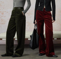 Corduroy Straight Wide Pants_BDHL6660