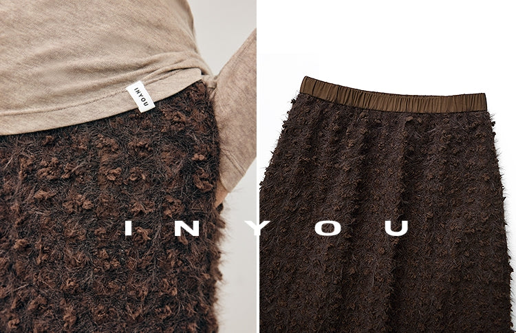 3D蕾絲及膝裙_BDHL7905