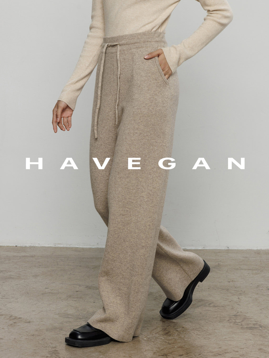 高腰磨毛運動褲_BDHL7964