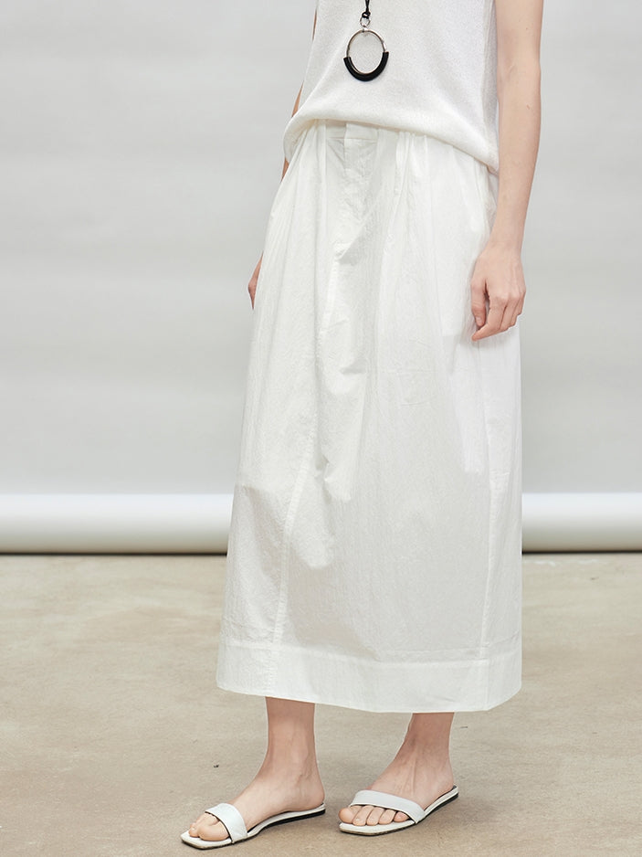 Asymmetric Shirt Or Straight Tube Skirt_BDHL7277