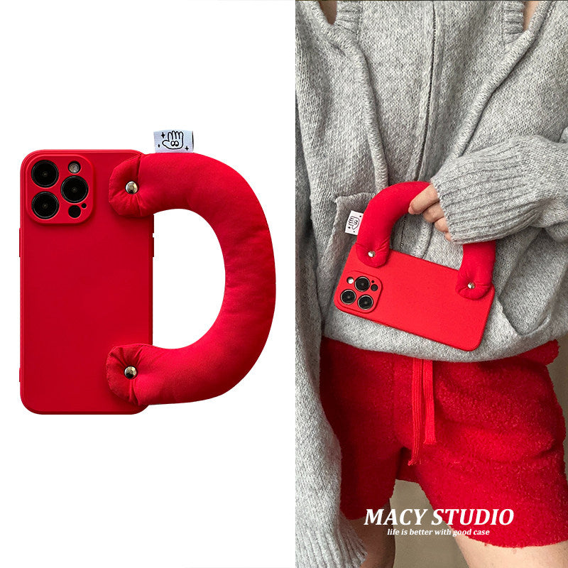 【iPhone17追加】Red Wristband iPhone Case_HL3268