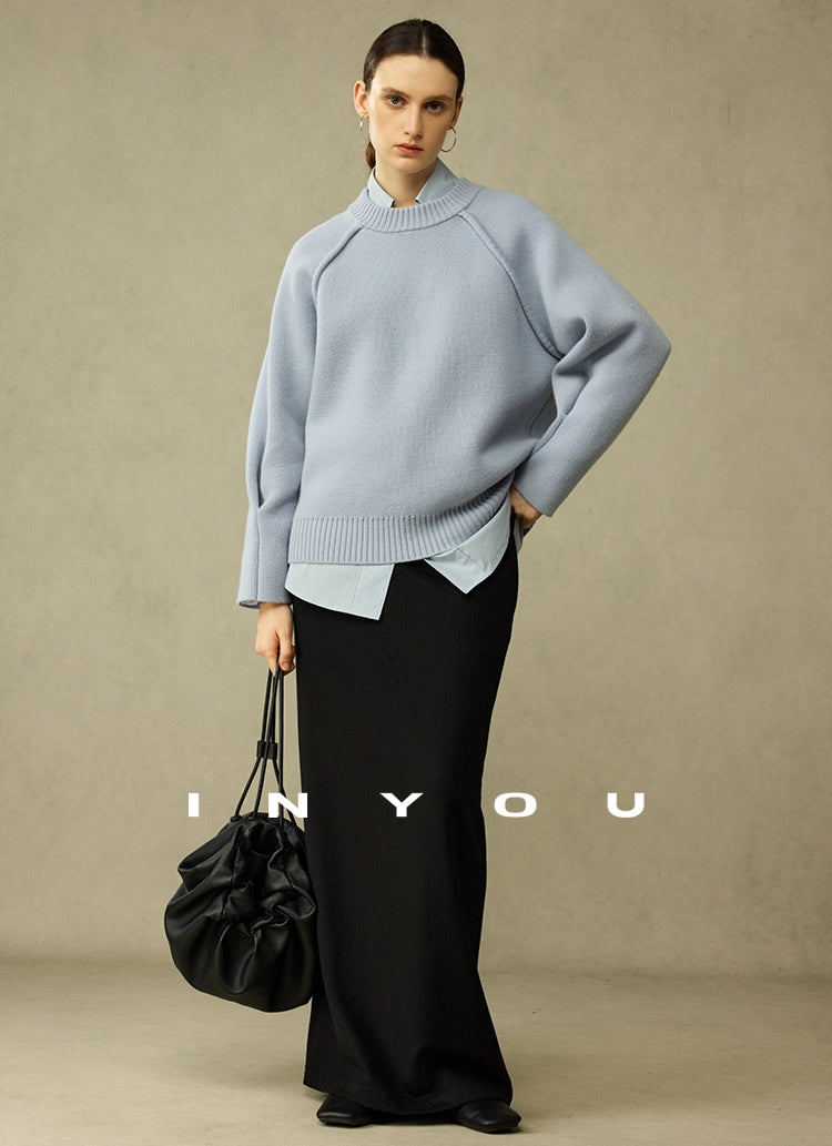 Thick Leg-Of-Matton Sleeve Knit_BDHL6789