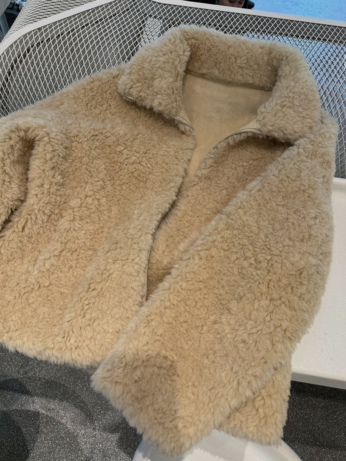 蓬鬆拉鍊外套_BDHL8088