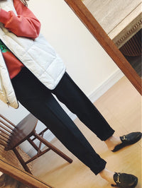 Tucked Cropped Harem Pants_BDHL7000