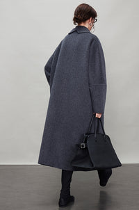 Cocoon Silhouette Long Coat_BDHL6925