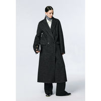 Double-sided minimalist style coat_BDHL5378