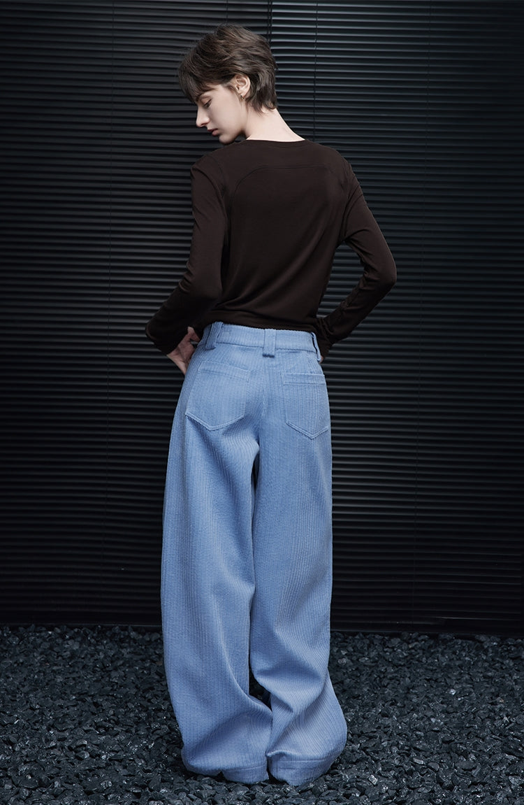 Corduroy Wide-Leg Pants_BDHL7877