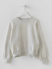 Thickened Short Grey Sweat Tops_BDHL6814