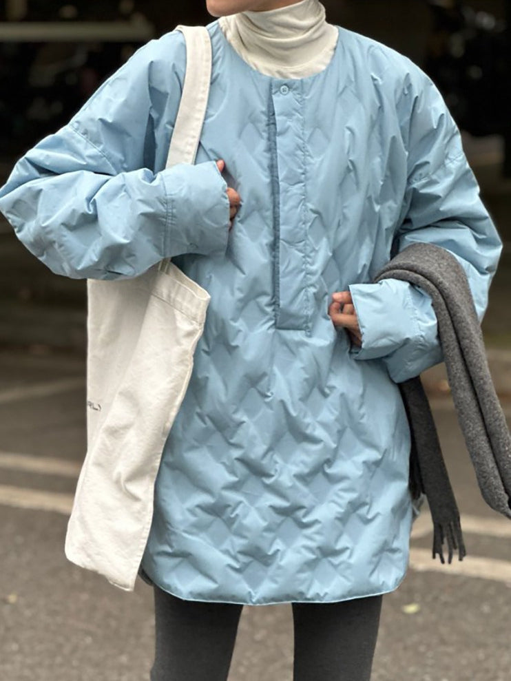 圓領套頭羽絨外套_BDHL8134