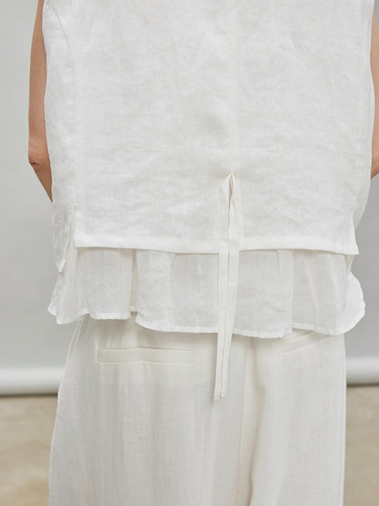 Fake Two-Piece Short Vest_BDHL7189