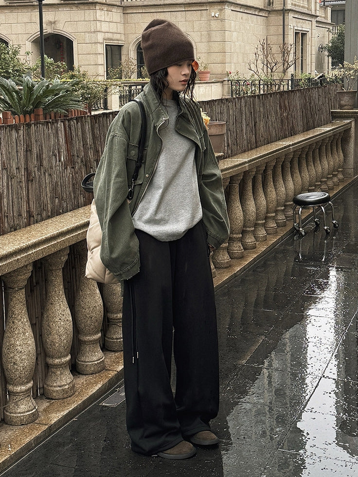 Side-Strap Wide-Leg Pants_BDHL8151