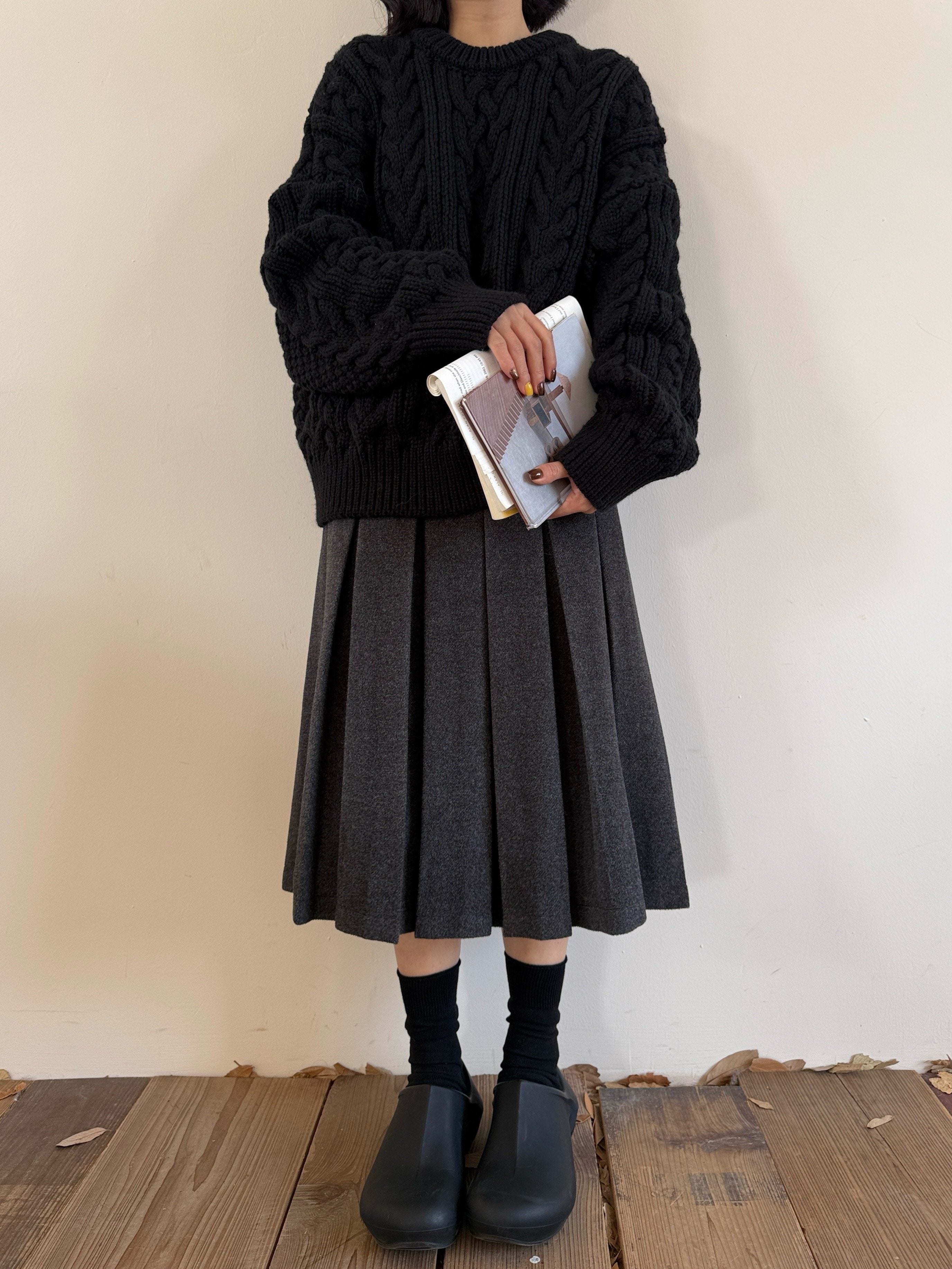 3D Cable Knit Sweater_BDHL8111