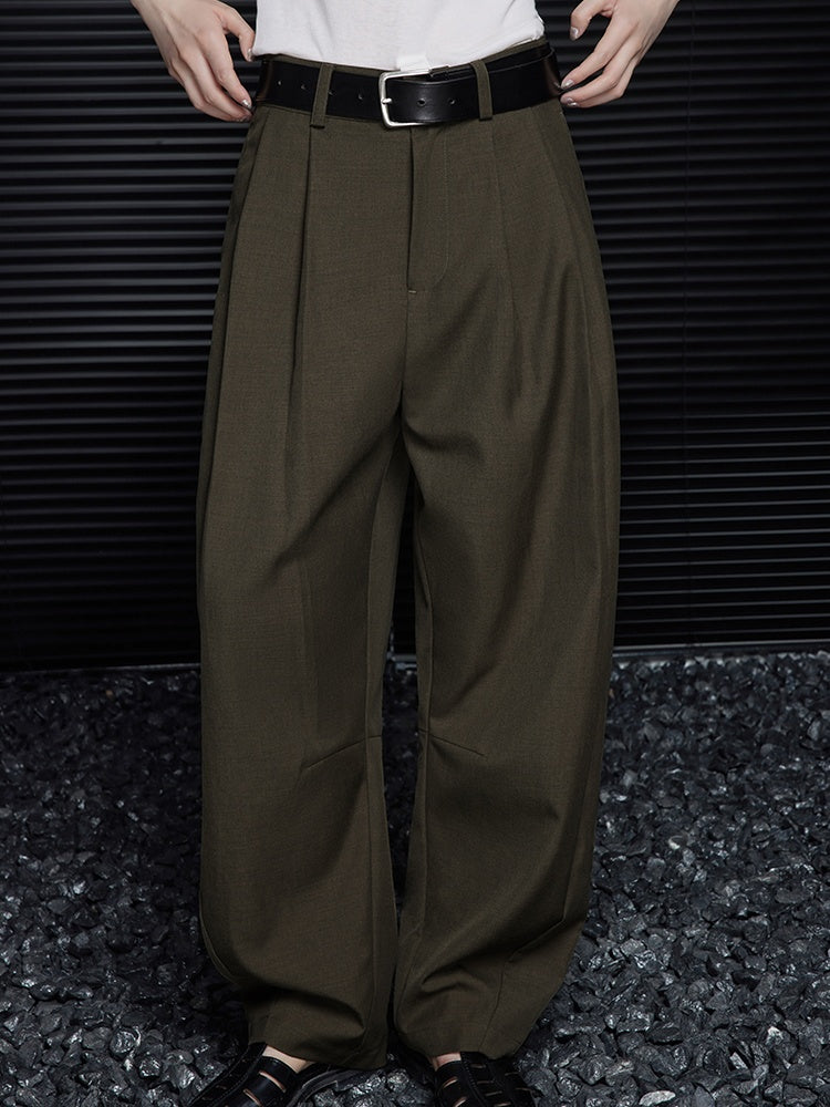 Wide Leg Tucked Pants_BDHL6430