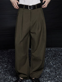 Wide Leg Tucked Pants_BDHL6430