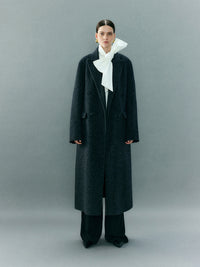 Double-sided minimalist style coat_BDHL5378