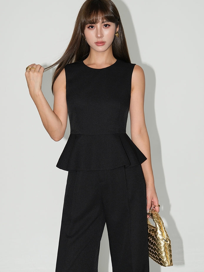 Sleeveless Tops Or Wide-Leg Pants_BDHL7500