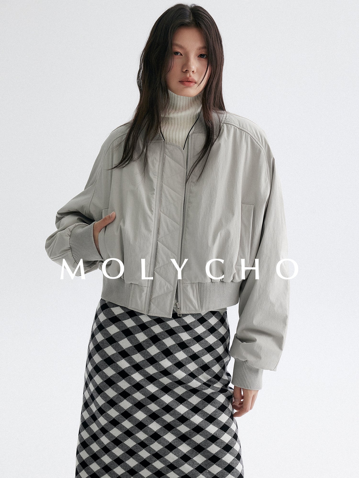 高領短針織上衣_BDHL7948