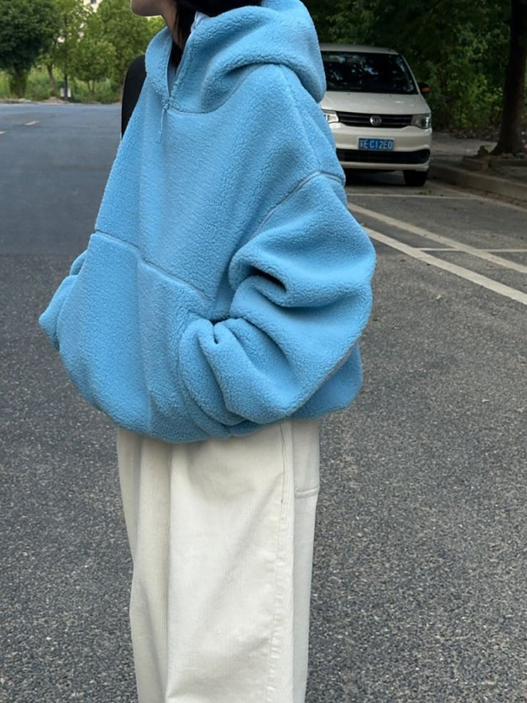 Thick Silhouette Hooded Fleece_BDHL7775