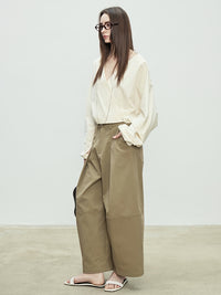 Loose-Fitting Silhouette Wide Pants_BDHL7081