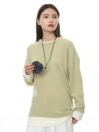 Faux Two-Piece Fleece Tops_BDHL6899