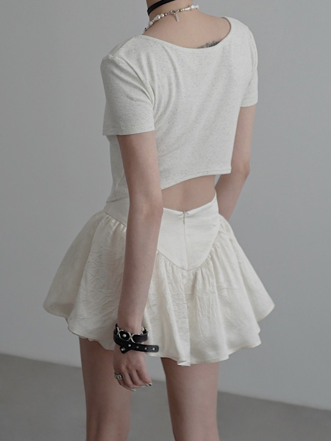 Double-Front Short-Sleeved T-Shirt_BDHL7589