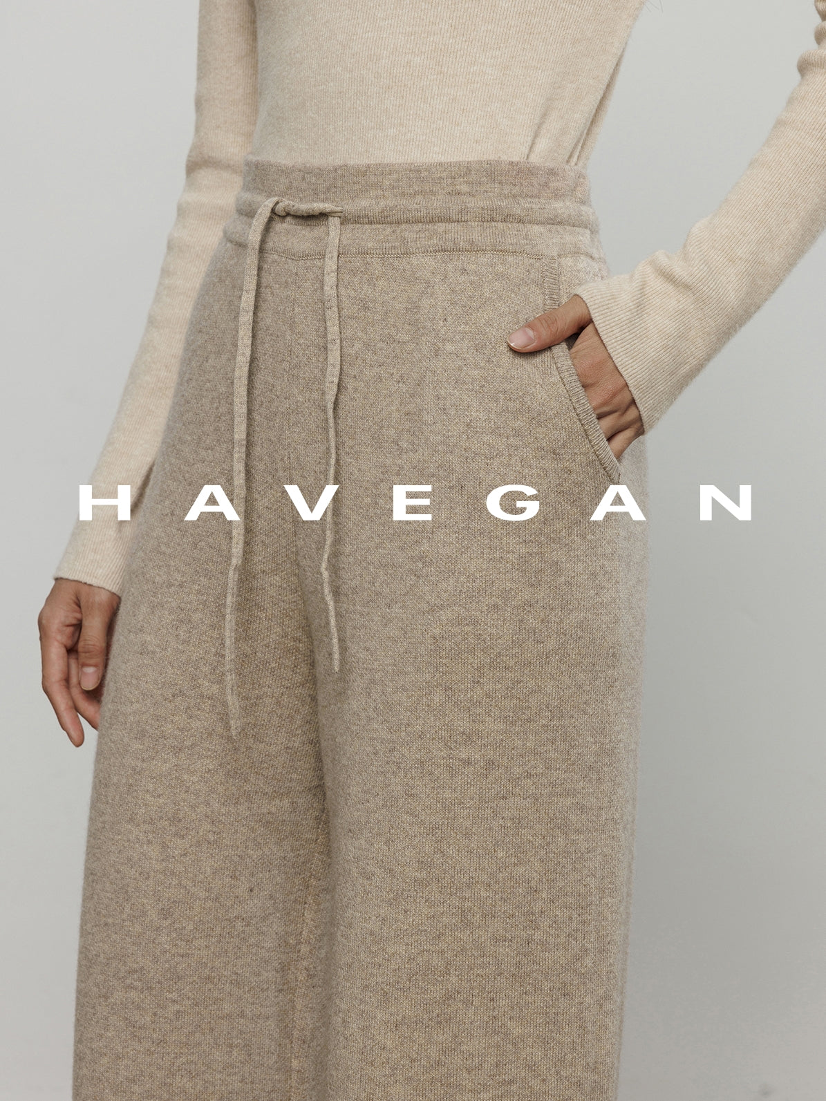 高腰磨毛運動褲_BDHL7964