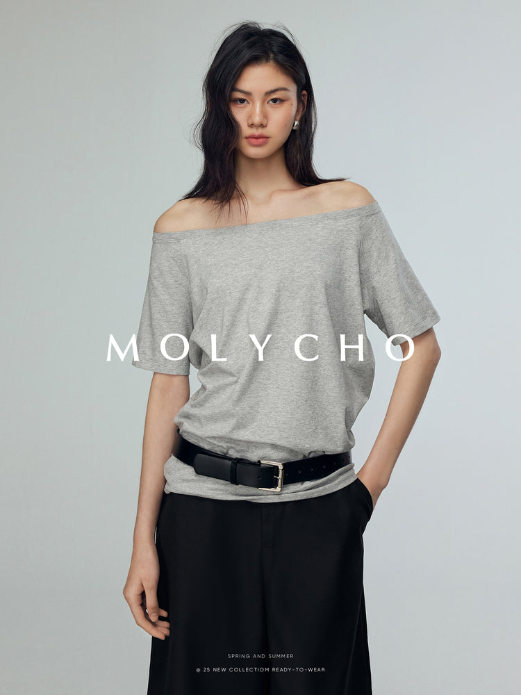 Relaxed Off-The-Shoulder Tops_BDHL7393