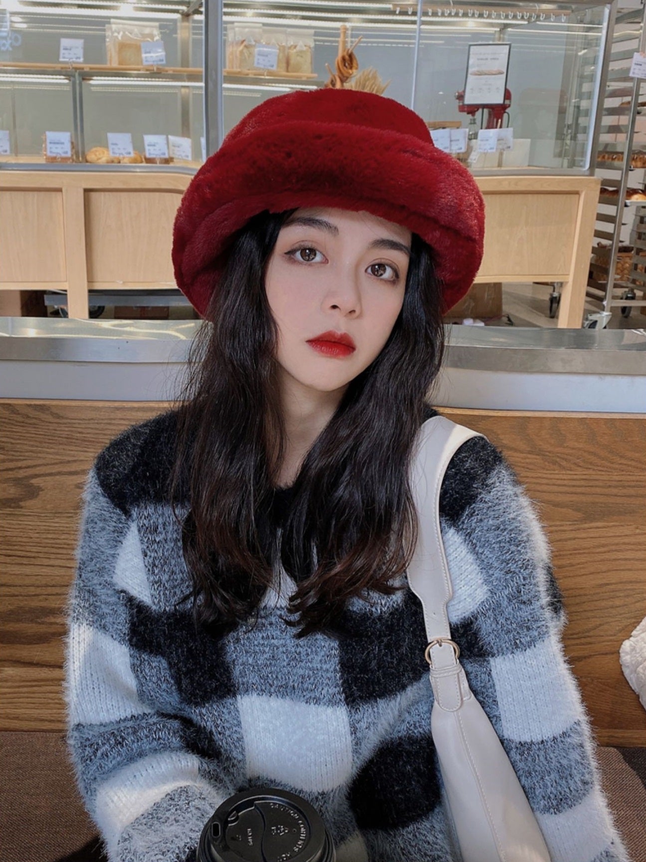 Winter thickened furry hat_BDHL5351