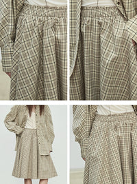 Retro Plaid Shirt Or Skirt_BDHL7099