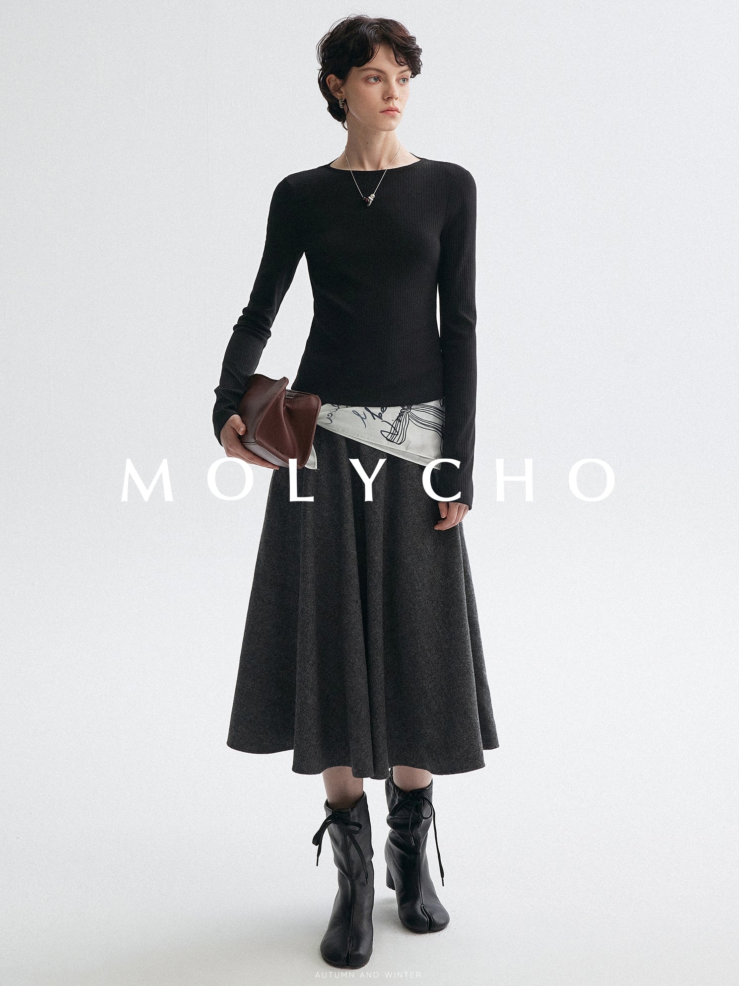 U型鏤空針織上衣_BDHL7952