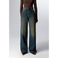 High Waist Wide Leg Jeans_BDHL5345 - HELROUS