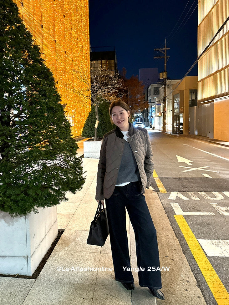 Diamond-Quilted Down Jacket_BDHL8051