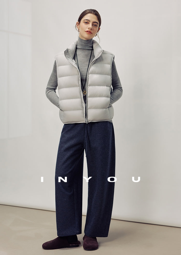 Stand-Collar Down Vest_BDHL7987