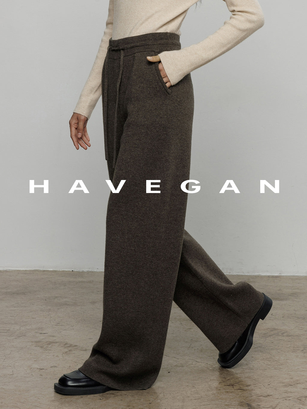 高腰磨毛運動褲_BDHL7964