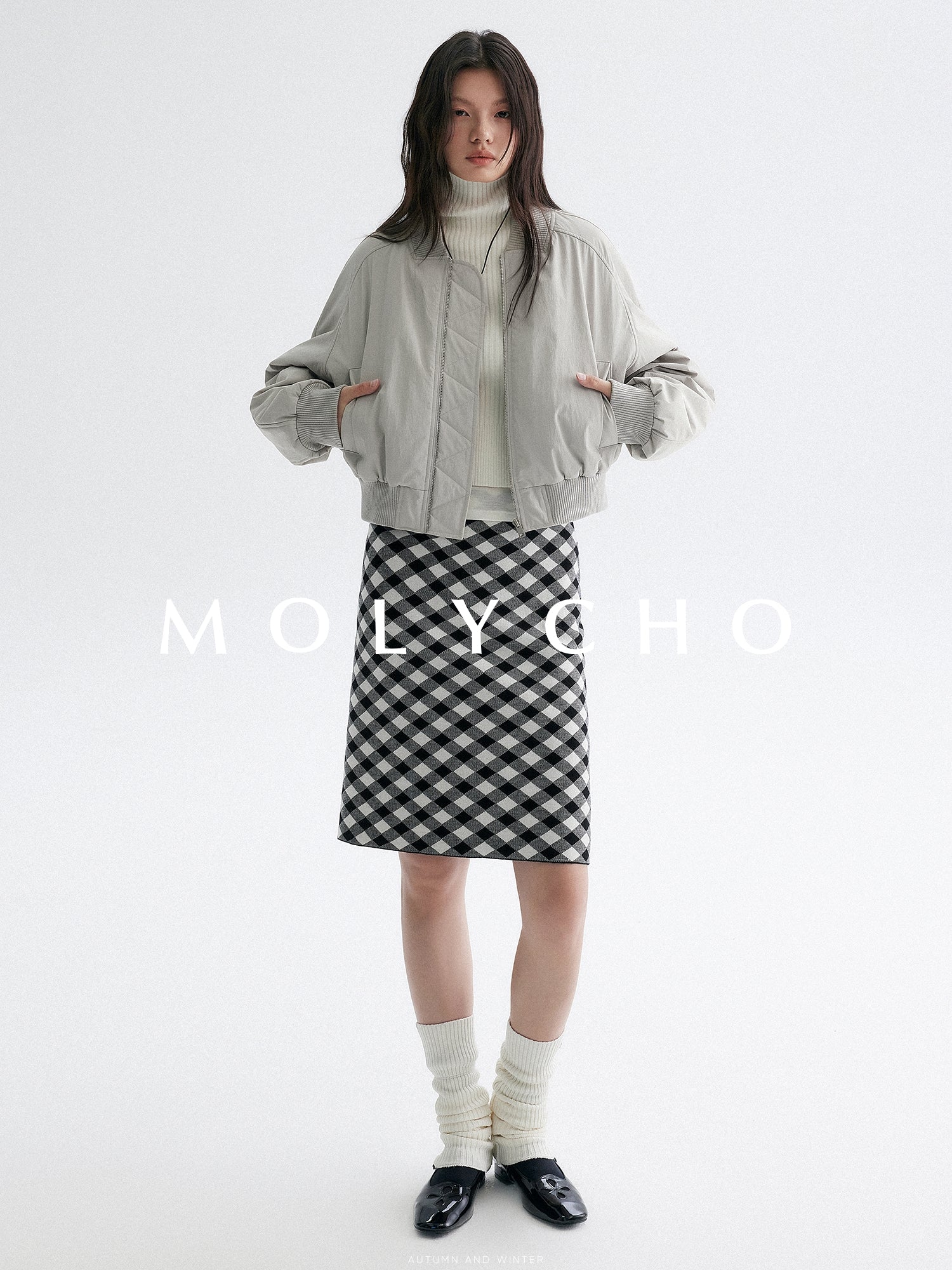 高領短針織上衣_BDHL7948