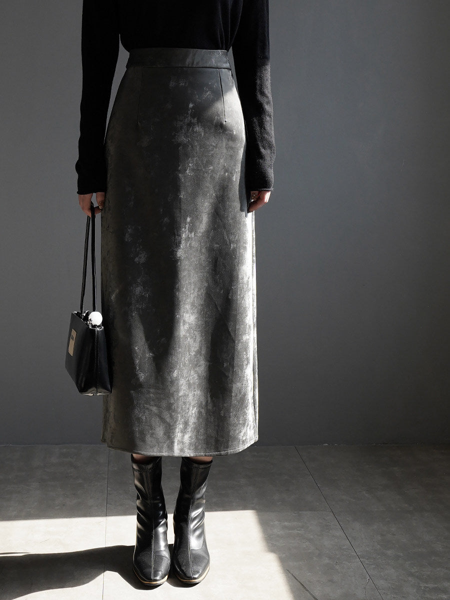 斑駁直筒裙_BDHL8064