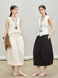 3D Shape Bud Skirt_BDHL7332